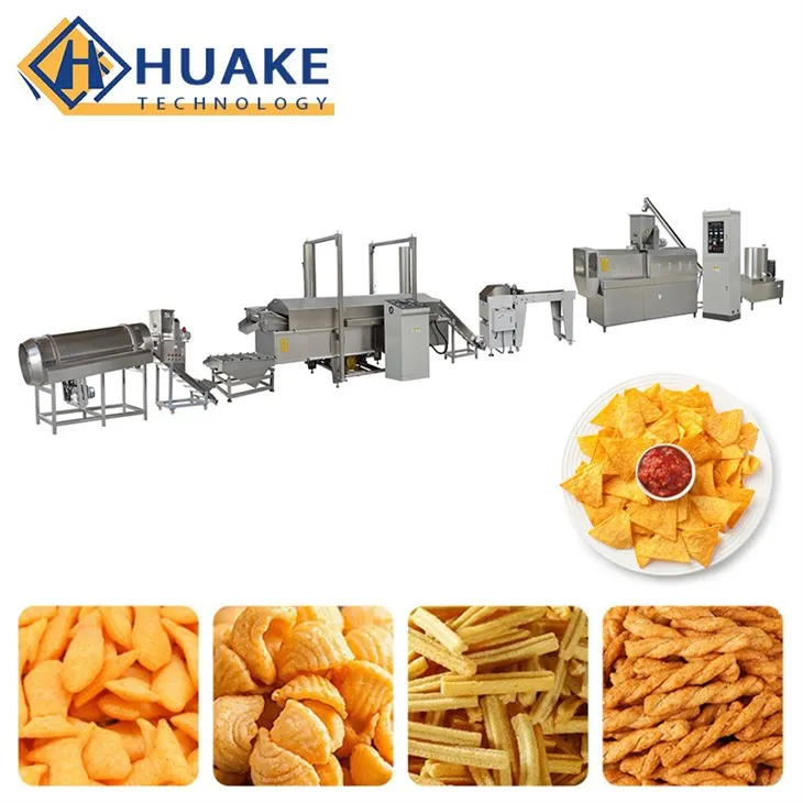 Fried Bugles Crispy Snack Making Machine Supplier